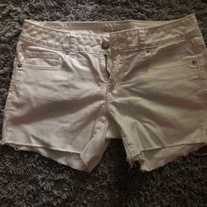 American eagle white shorts size 10